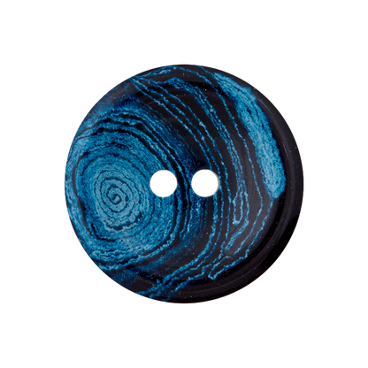 Hemp/polyester button 2-holes, recycled, 15mm