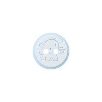 Polyester two-hole button Elephant 12mm