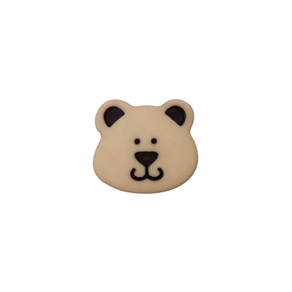 Polyester button shank Bear 15mm
