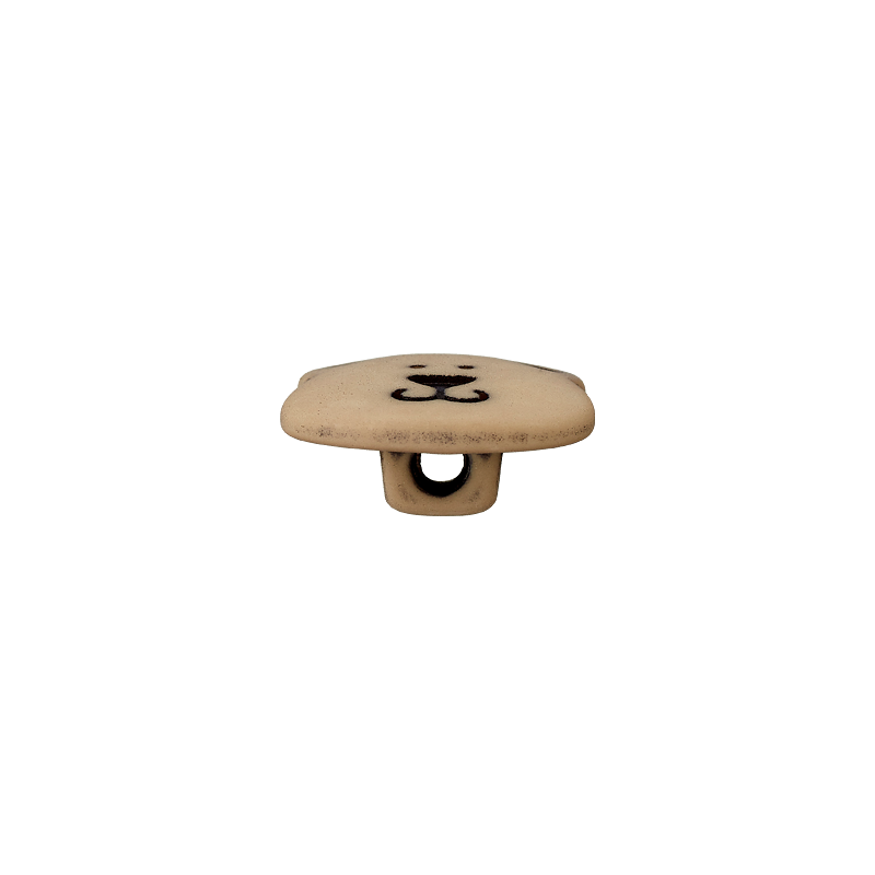 Polyester button shank Bear 15mm
