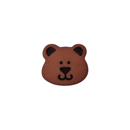 Polyester button shank Bear 15mm