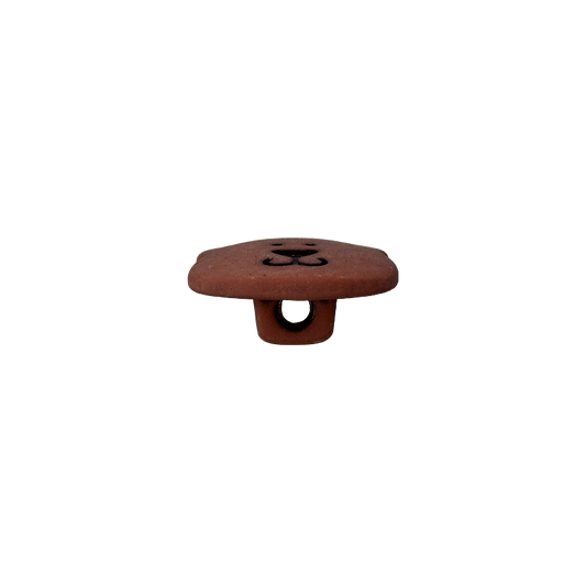 Polyester button shank Bear 15mm