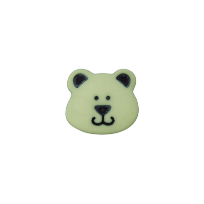 Polyester button shank Bear 15mm