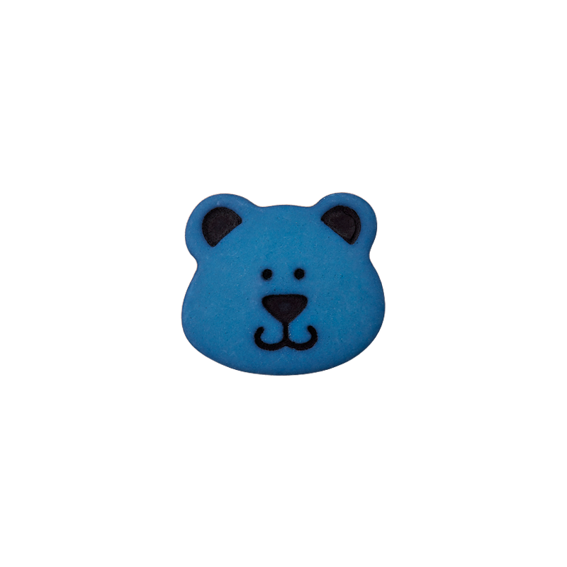 Polyester button shank Bear 15mm