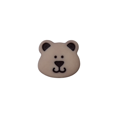 Polyester button shank Bear 15mm