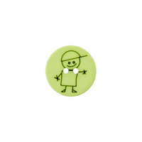 Polyester two-hole button boy 15mm