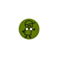 Polyester two-hole button boy 15mm