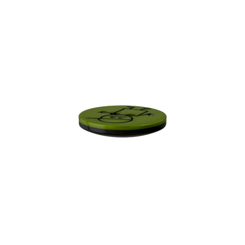 Polyester two-hole button boy 15mm