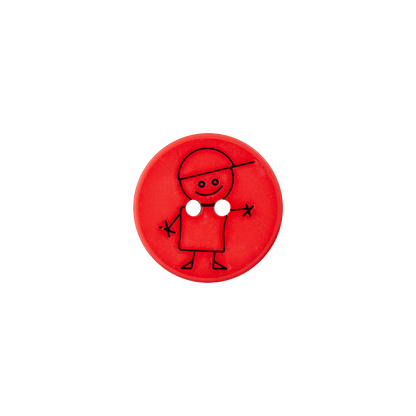Polyester two-hole button boy 15mm