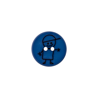 Polyester two-hole button boy 15mm