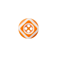 Polyester button 4-holes, 12mm