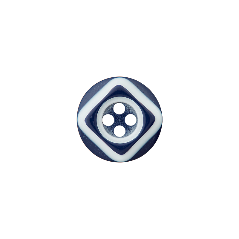 Polyester button 4-holes, 12mm
