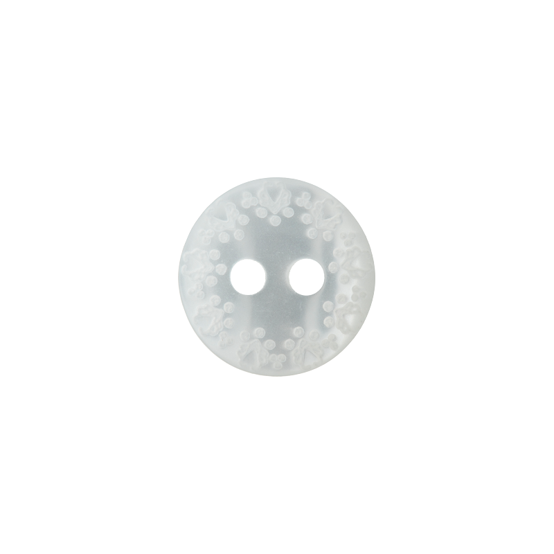 Polyester button 2-holes 11mm