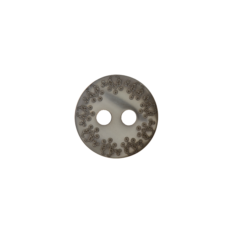Polyester button 2-holes 11mm
