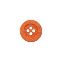 Hemp/polyester button, 4-holes, recycled, 18mm