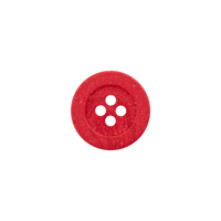 Hemp/polyester button, 4-holes, recycled, 18mm