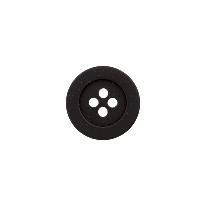 Hemp/polyester button, 4-holes, recycled, 18mm