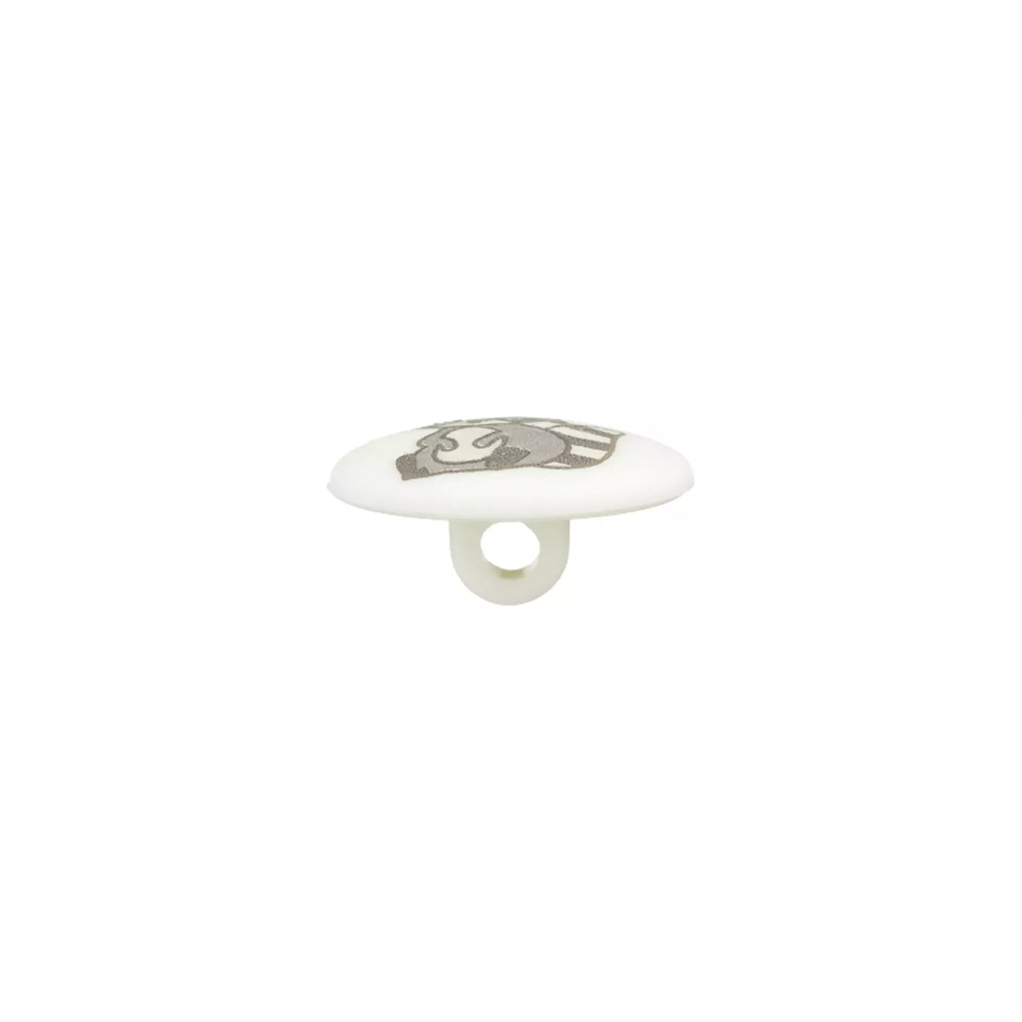 Polyamide button shank, Raccoon, 15mm