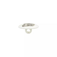 Polyamide button shank, Raccoon, 15mm