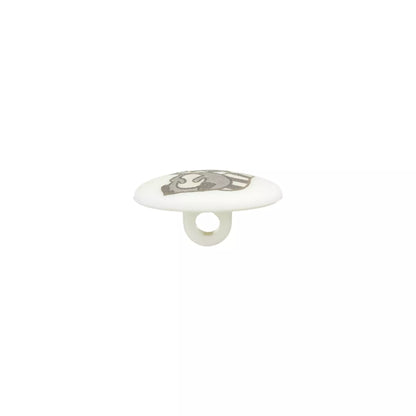 Polyamide button shank, Raccoon, 15mm