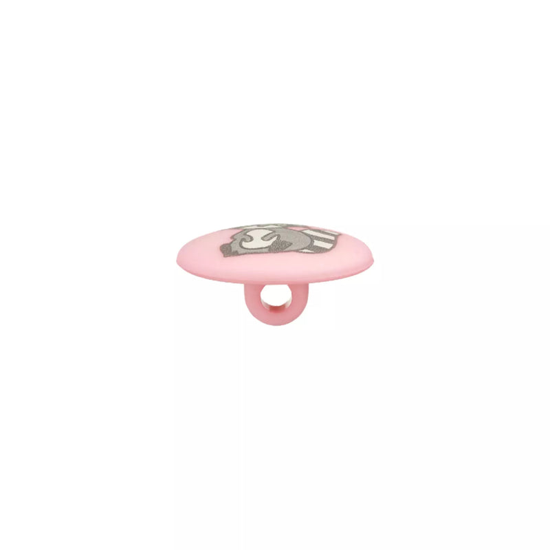 Polyamide button shank, Raccoon, 15mm