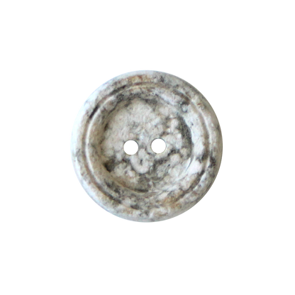 Cotton/polyester button 2-holes, recycled, 18mm
