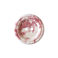 Cotton/polyester button 2-holes, recycled, 18mm