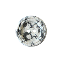 Cotton/polyester button 2-holes, recycled, 18mm