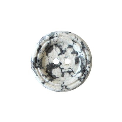 Cotton/polyester button 2-holes, recycled, 18mm