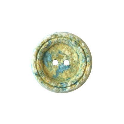 Cotton/polyester button 2-holes, recycled, 18mm
