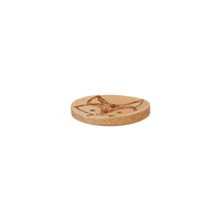 Wood button 2-holes, 15mm