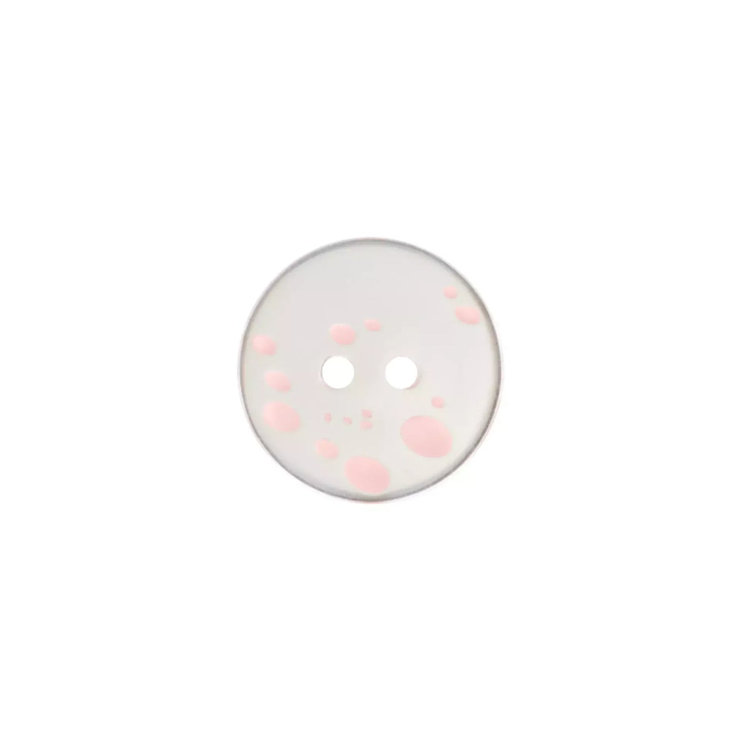 Polyester button 2-holes, Blouse, 14mm