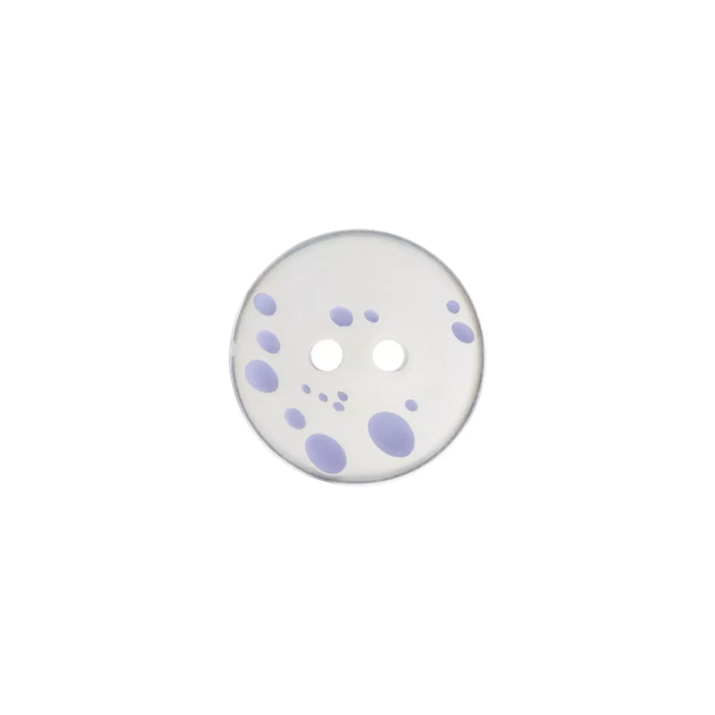 Polyester button 2-holes, Blouse, 18mm