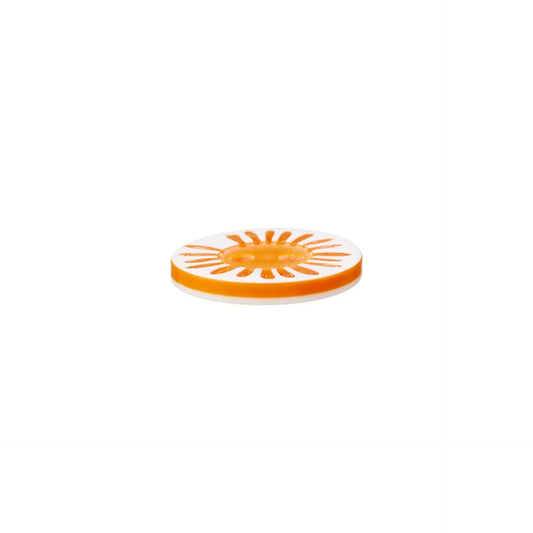 Polyester button 2-holes Flower, 12mm 15MM