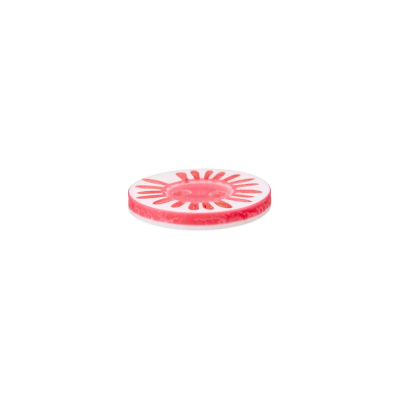 Polyester button 2-holes Flower, 12mm 15MM