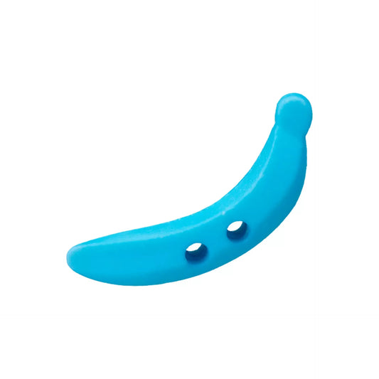 Polyester button 2-holes, Banana, 25mm