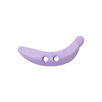 Polyester button 2-holes, Banana, 25mm