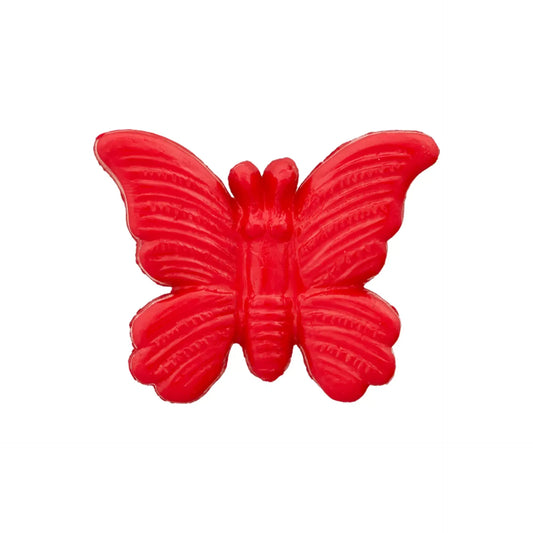 Polyester button shank, Butterfly, 19mm