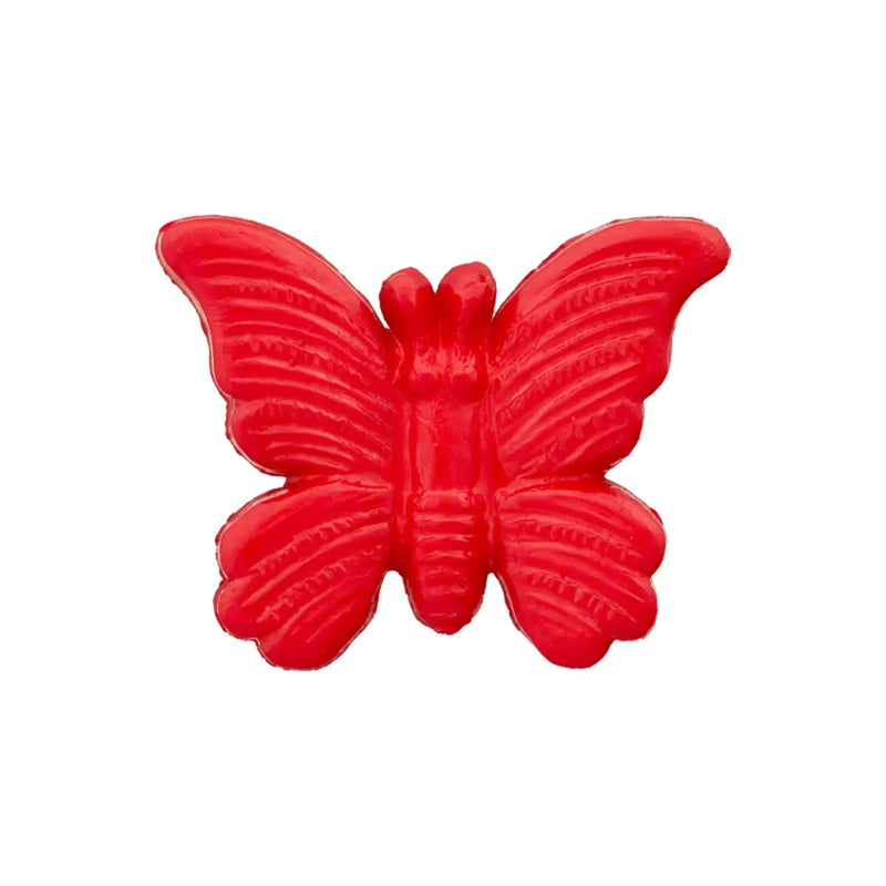 Polyester button shank, Butterfly, 19mm