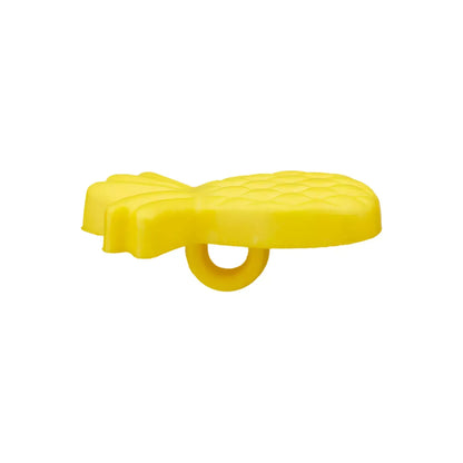 Polyester button shank, Pineapple, 19mm
