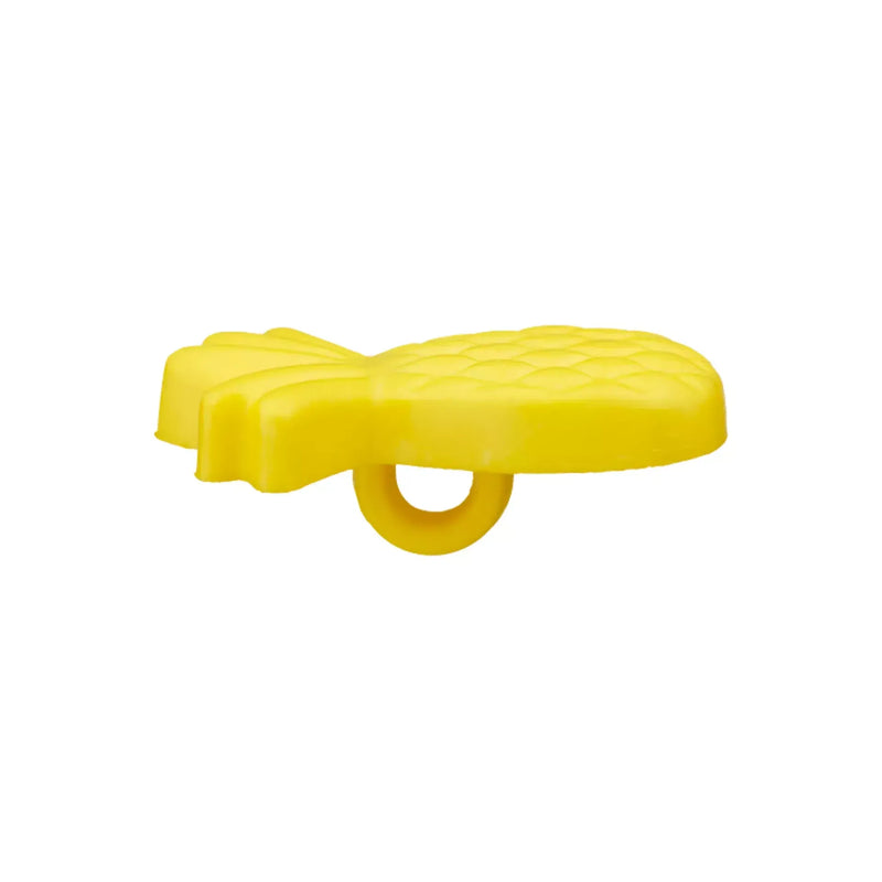 Polyester button shank, Pineapple, 19mm