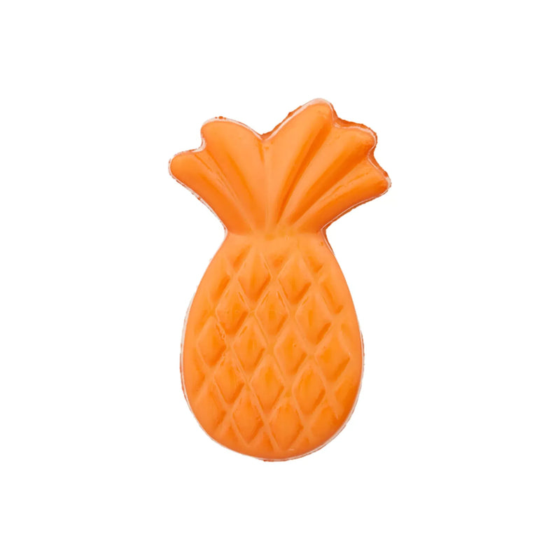 Polyester button shank, Pineapple, 19mm