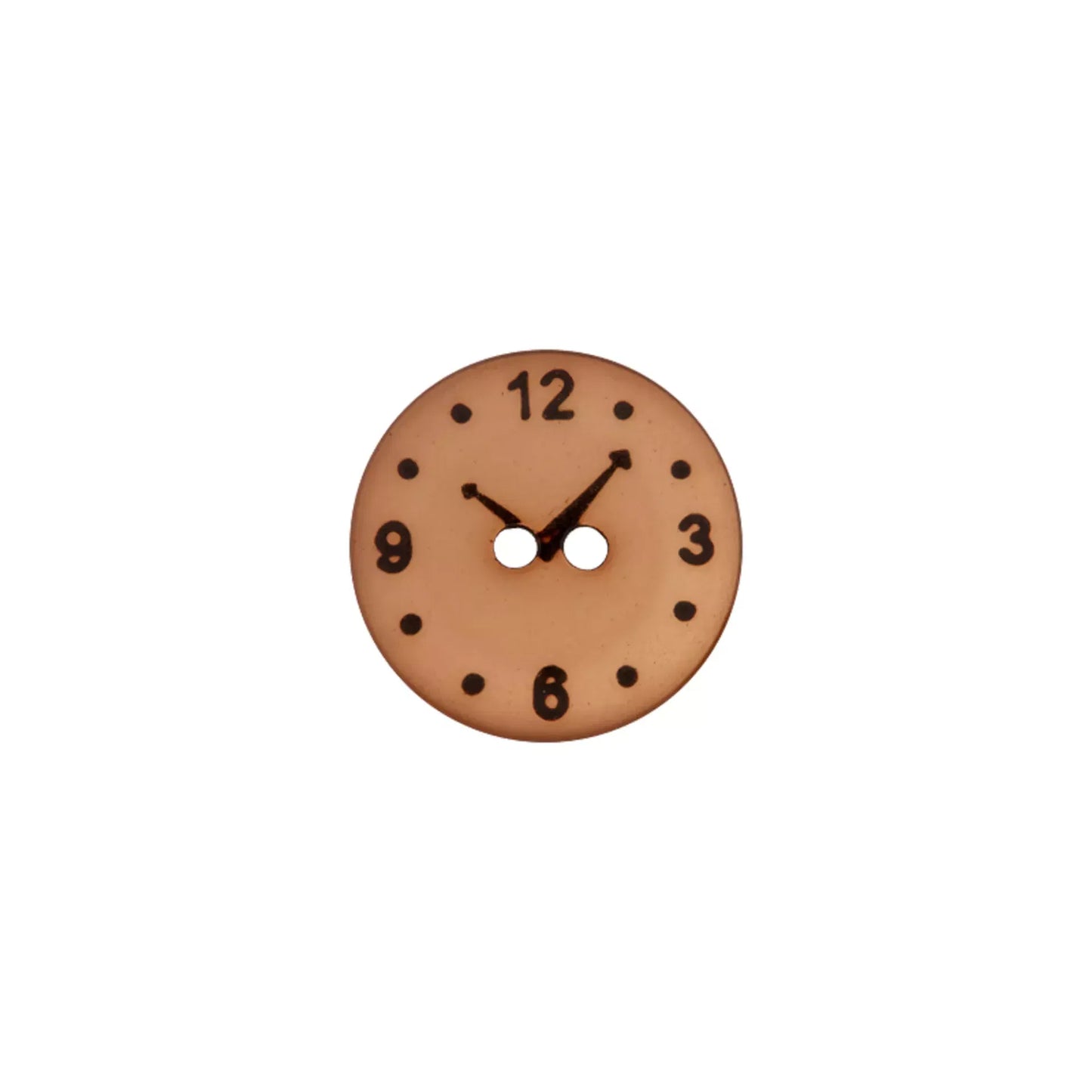 Polyester button 2-holes Clock, 15mm