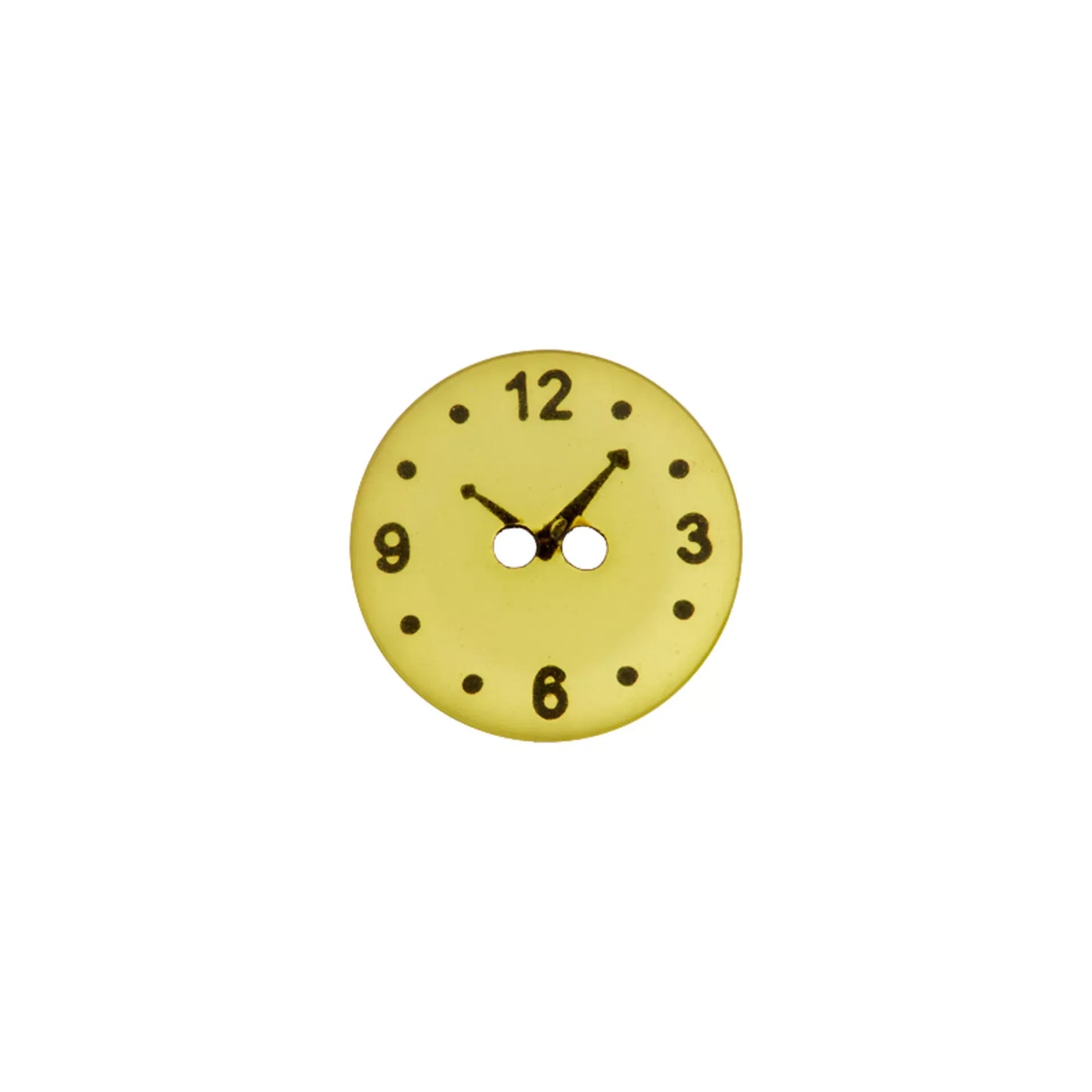 Polyester button 2-holes Clock, 15mm