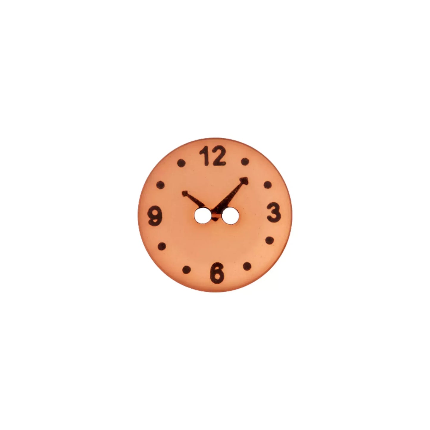 Polyester button 2-holes Clock, 15mm