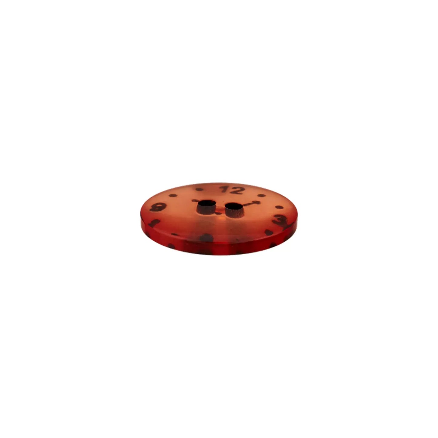 Polyester button 2-holes Clock, 15mm