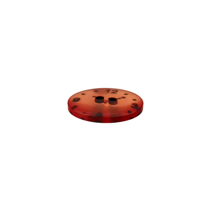 Polyester button 2-holes Clock, 15mm