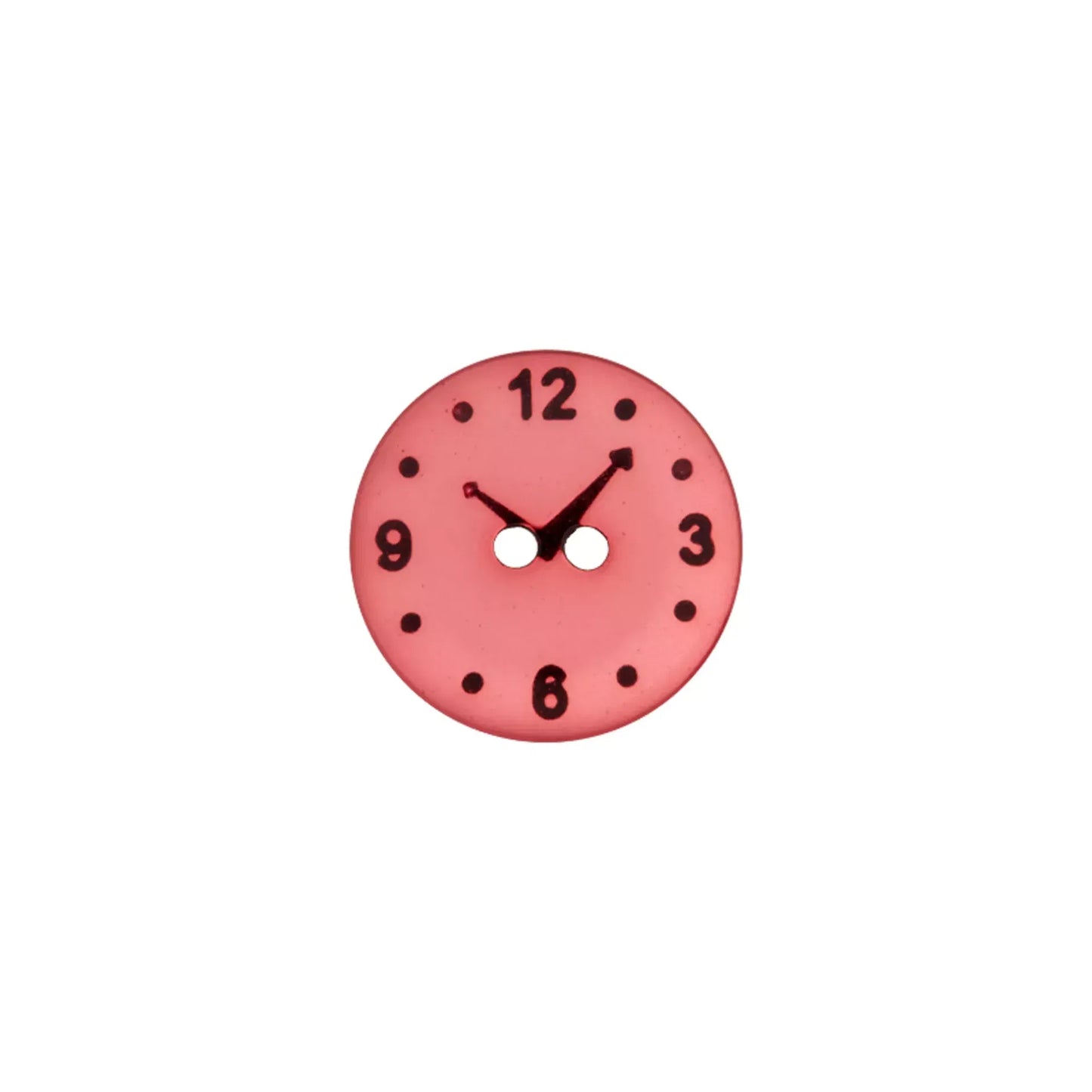 Polyester button 2-holes Clock, 15mm