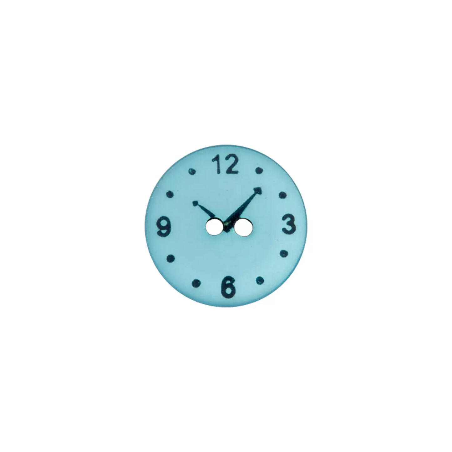 Polyester button 2-holes Clock, 15mm
