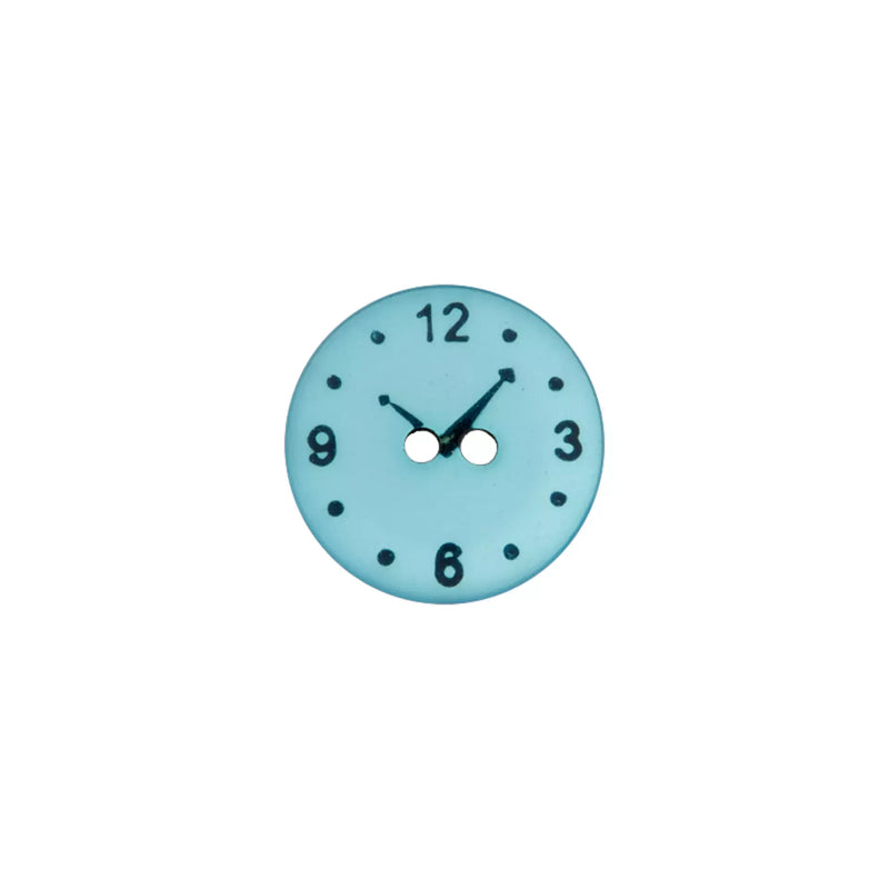 Polyester button 2-holes Clock, 15mm